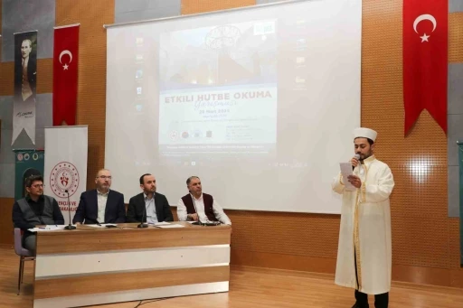Sinop’ta hutbe okuma yarışması
