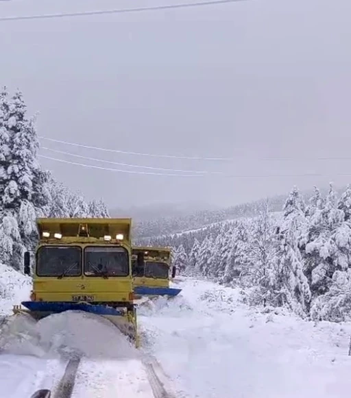 Sinop&rsquo;ta kar yağışı
