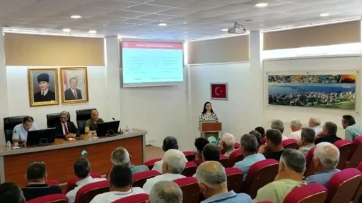 Sinop&rsquo;ta muhtarlara sosyal hizmetler ve Ş&Ouml;NİM bilgilendirmesi
