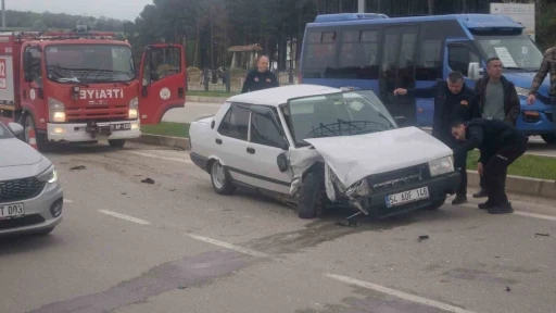 Sinop’ta trafik kazası: 2 yaralı
