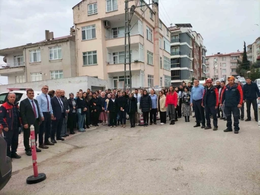Sinop’ta yangın tatbikatı
