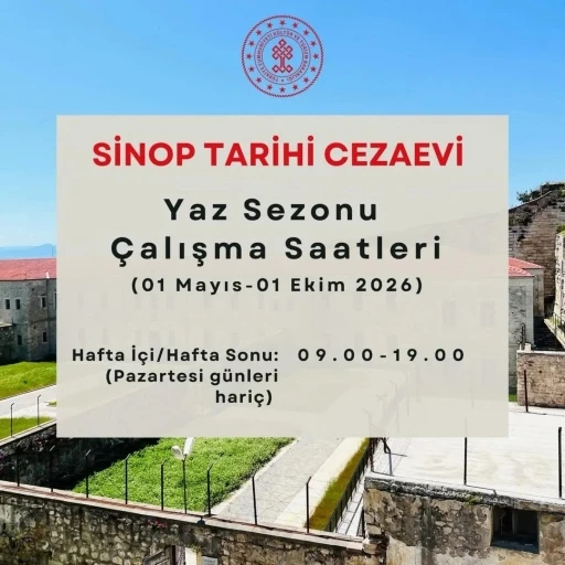 Sinop Tarihi Cezaevi&rsquo;nde ziyaret saatlerine yeni d&uuml;zenleme

