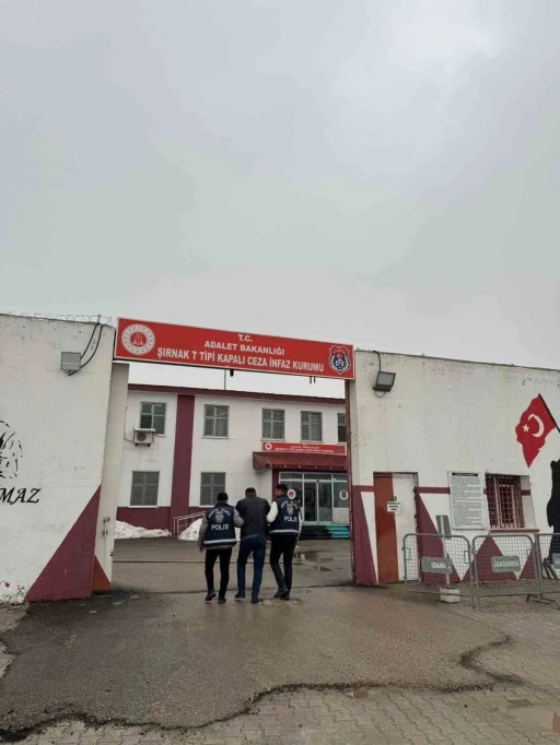 Şırnak&rsquo;ta 13 yıl 4 ay hapis cezası bulunan şahıs yakalandı
