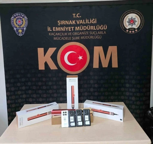 Şırnak&rsquo;ta 7 milyon 600 bin liralık g&uuml;mr&uuml;k ka&ccedil;ağı malzeme ele ge&ccedil;irildi
