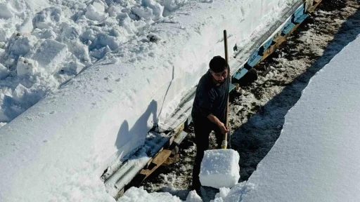 Şırnak&rsquo;ta arıcıların zorlu kış mesaisi
