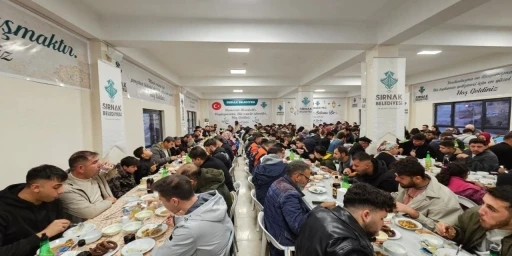 Şırnak&rsquo;ta g&ouml;n&uuml;ller aynı sofrada buluştu
