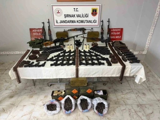 Şırnak&rsquo;ta jandarma ekipleri cephanelik ele ge&ccedil;irdi: 20 tutuklama
