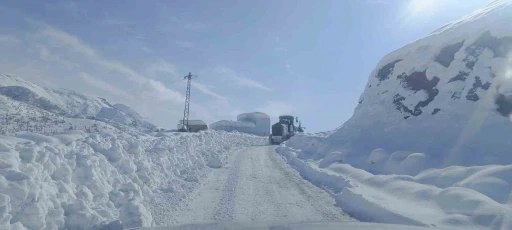 Şırnak&rsquo;ta karlı yollar tek tek a&ccedil;ılıyor
