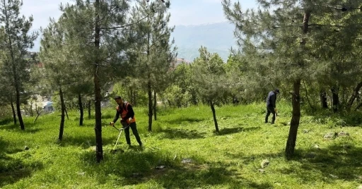 Şırnak&rsquo;ta mezarlık ve yeşil alanlarda temizlik &ccedil;alışması
