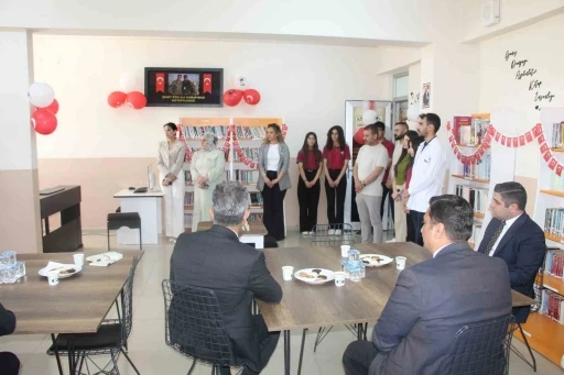 Şırnak&rsquo;ta Şehit P&Ouml;H Ali Karapınar K&uuml;t&uuml;phanesi a&ccedil;ıldı
