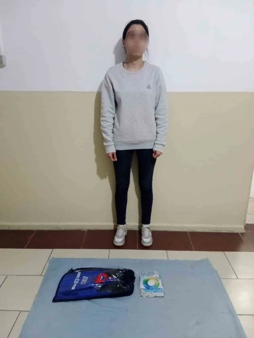 Sisam’a can simidi ile geçmeye çalışırken yakalandı
