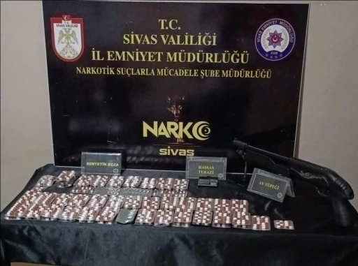 Sivas’ta 4 uyuşturucu taciri tutuklandı
