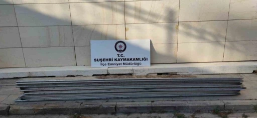 Sivas’ta yakalanan 3 alüminyum hırsızı yakalandı
