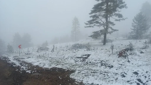 Sivas yine şaşırtmadı, Mayıs ayı ortasında yüksek kesimlere kar yağdı
