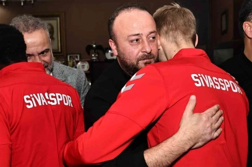 Sivasspor’da bayramlaşma töreni
