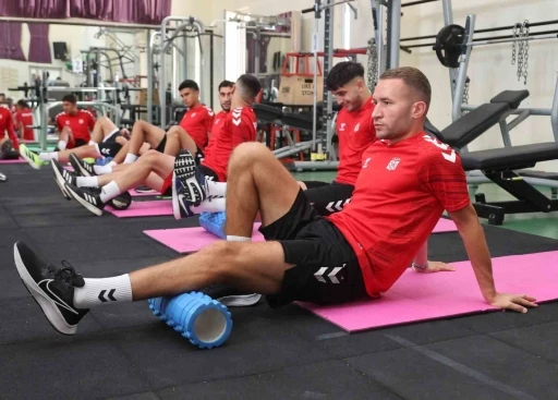Sivasspor salonda çalıştı
