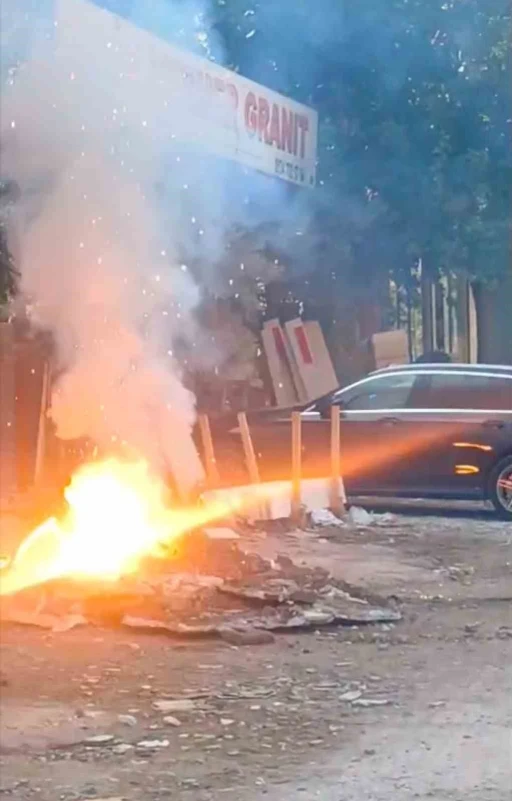 Siverek’te altyapı kazısında elektrik kabloları patladı
