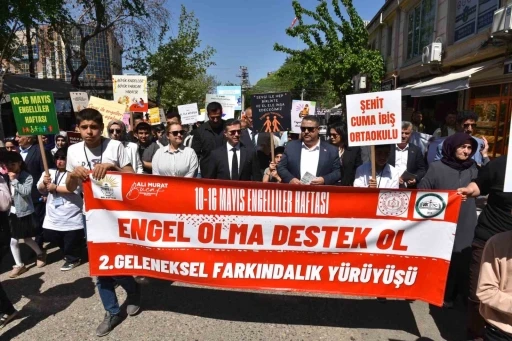 Siverek&rsquo;te Engelliler Haftası kapsamında farkındalık y&uuml;r&uuml;y&uuml;ş&uuml; d&uuml;zenlendi
