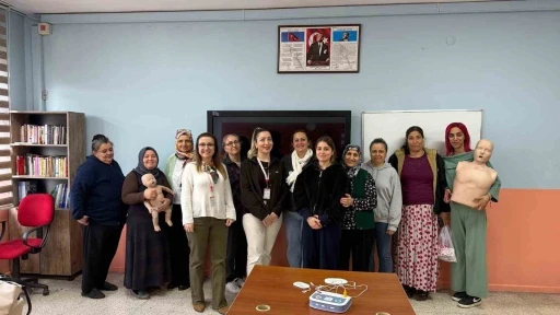 SODAM projesinde g&ouml;revli kadınlara ilkyardım eğitimi
