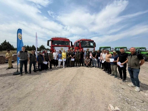 SODOS&rsquo;un yangın kahramanları sertifikalarını aldı
