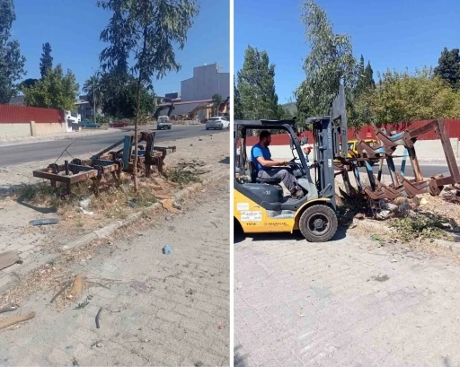 Söke Belediyesi’nden hurda araçlara müdahale
