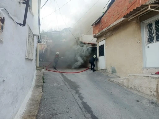 Söke’de elektrikli şofbenden çıkan yangın korkuttu
