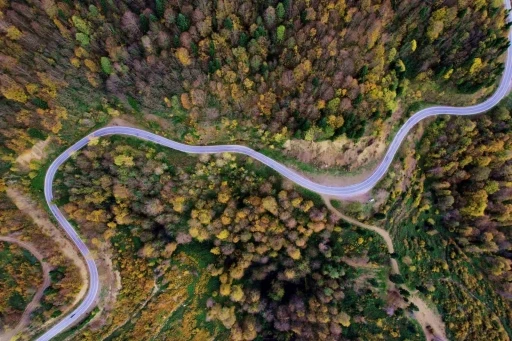 Sonbaharın renkleri Çam Dağı’nı baştan sona sardı
