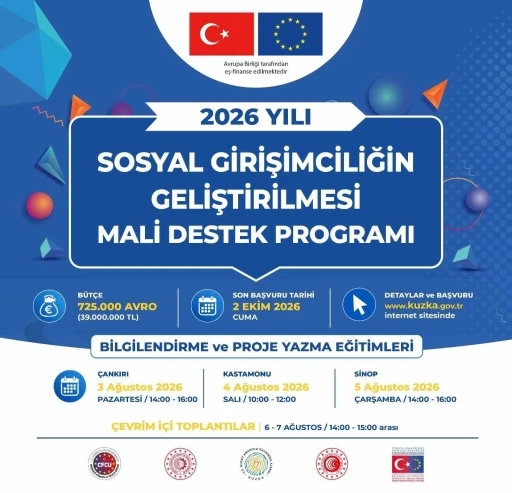 Sosyal girişimcilik programı i&ccedil;in bilgilendirme ve eğitim toplantıları başlıyor
