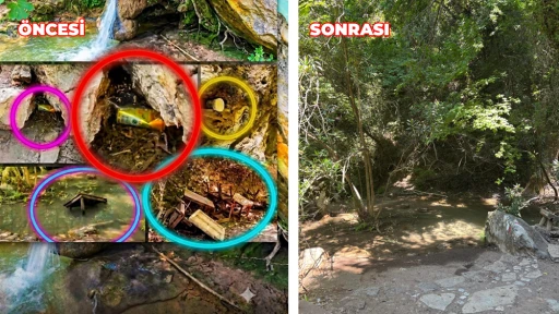 Tepkiler Sonu&ccedil; Verdi: Şelale Temizlendi