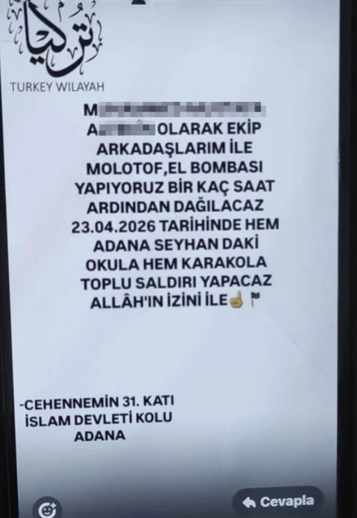 Sosyal medyadan "saldırı yapacağız" paylaşımına g&ouml;zaltı

