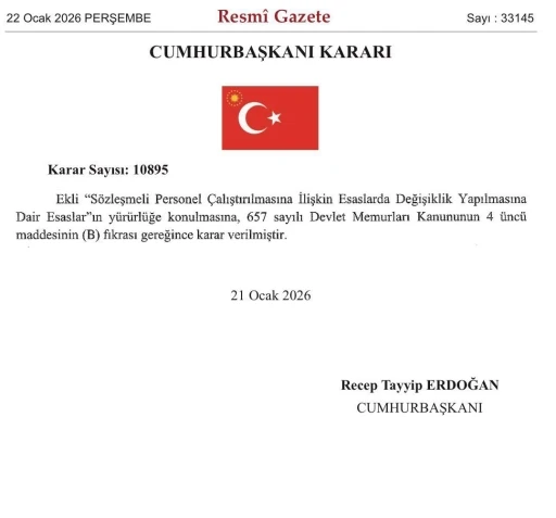S&ouml;zleşmeli personele doğum ve evlat edinme sonrası yarı zamanlı &ccedil;alışma hakkı y&uuml;r&uuml;rl&uuml;ğe girdi
