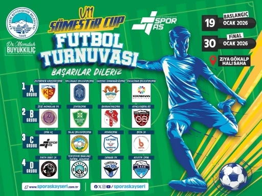 Spor A.Ş.&rsquo;den U11 S&ouml;mestir Cup Futbol Turnuvası
