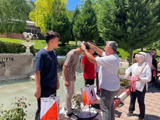 Sporcular G&ouml;bel&rsquo;de y&ouml;nlerini bulmak i&ccedil;in yarıştı
