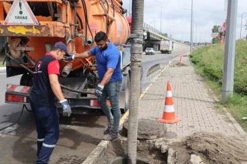 Su hatlarında yaşanan arızalara hızlı müdahale
