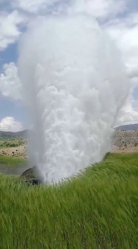 Su isale hattında patlama
