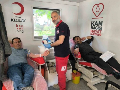 Şuhut’ta kan bağışına yoğun ilgi
