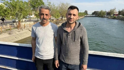 Sulama kanalına d&uuml;şen &ccedil;ocuğu kurtarmak i&ccedil;in zamanla yarıştılar
