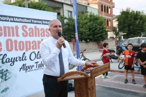 S&uuml;leymaniye Mahallesinde Yeni Semt Sahası T&ouml;renle A&ccedil;ıldı
