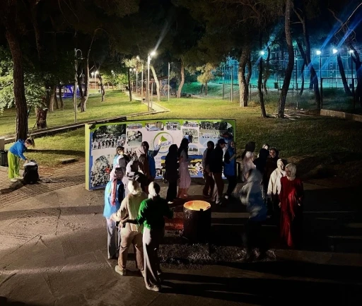 Sultangazili genç kızlar Manisa Kampı’nda doğayla iç içe
