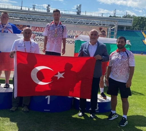 Sultangazili milli sporcu d&uuml;nya şampiyonu
