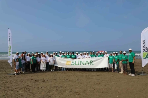 Sunar Yatırım&rsquo;dan Adana Karataş Sahili&rsquo;nde "Plastiksiz Temmuz" kapsamında g&ouml;n&uuml;ll&uuml; &ccedil;evre temizliği
