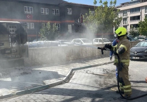 Susurluk’ta trafo yangınına müdahale
