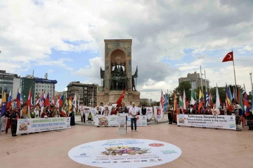 Taksim Meydanı&rsquo;nda g&ouml;rsel ş&ouml;len
