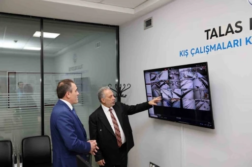 Talas&rsquo;ta kış &ccedil;alışmalarına teknolojik takip
