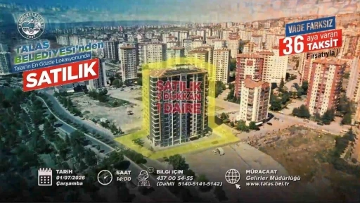 Talas&rsquo;ta konut, ticaret ve villa arsası fırsatına sayılı g&uuml;nler
