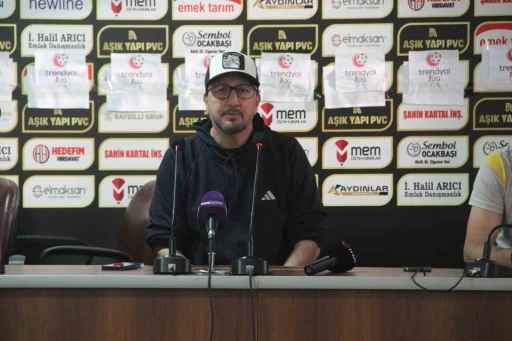 Taner Taşkın: &quot;Toplam 6 puanlık bir maç aldık&quot;
