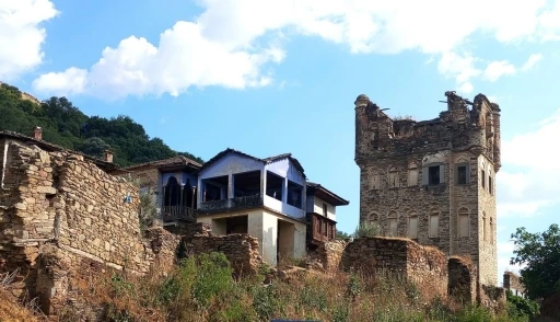 Tarihi Arpaz Kulesi ve Beyler Konağı &ccedil;&ouml;kme tehlikesiyle karşı karşıya

