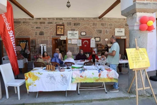 Tarihi Kurşunlu Han&rsquo;da kaligrafi sanatı yeniden hayat buldu
