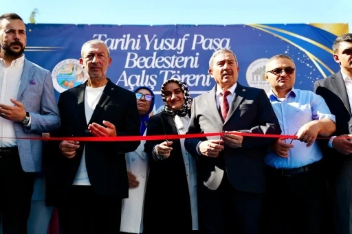 Tarihi Yusuf Paşa Bedesteni yeniden kapılarını a&ccedil;tı
