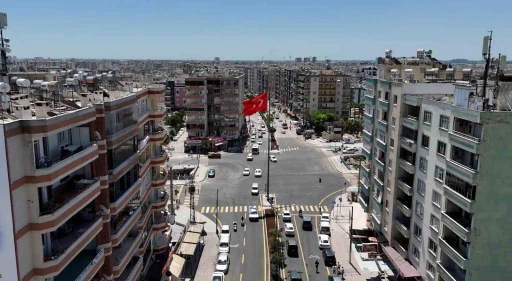 Tarsus Cetvel Köprüsü Kavşağı yenilendi
